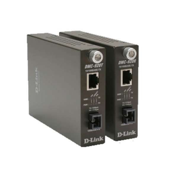 Buy D-Link DMC-920T/E 10/100Base-TX to 100Base-FX Single-Fiber Media Converter (TX-1550/RX-1310 nm) in [storefront]